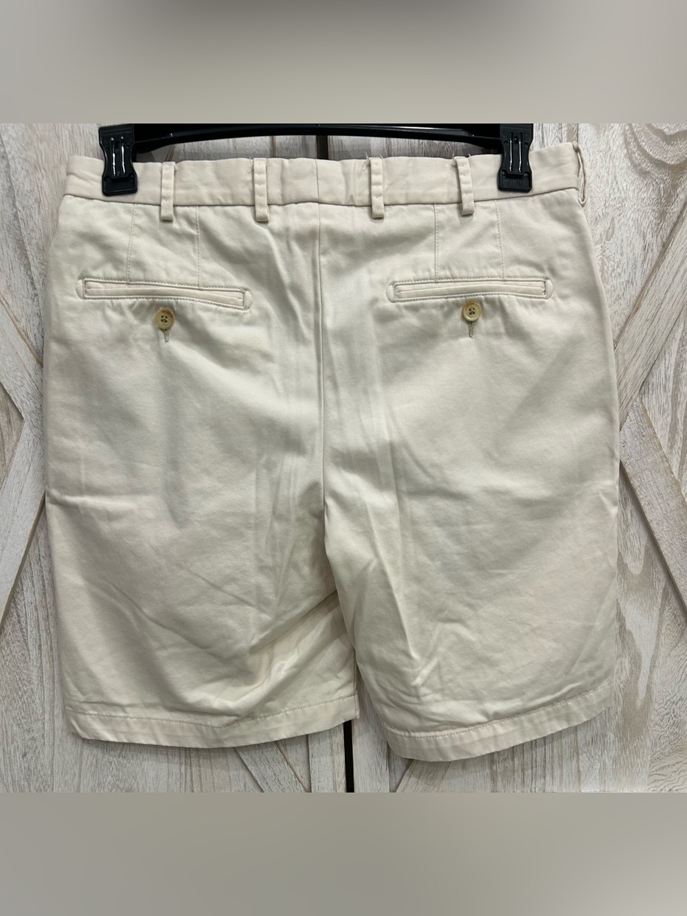 Peter Millar Shorts Men’s 32 Winston Washed Twilled Pima Cotton Stone Golf - Picture 2 of 9